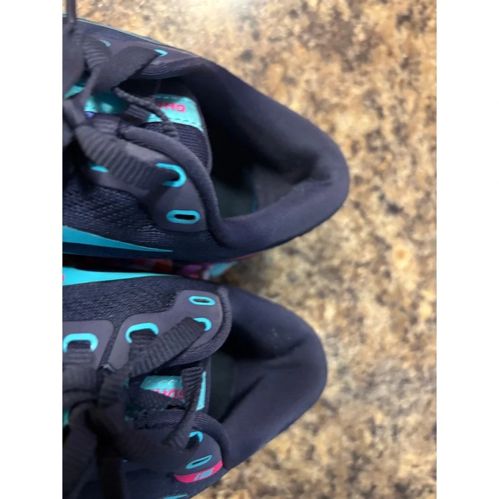 Brooks Ghost 15 Womens Running Shoes Navy Pink Multi 1203801B434 Size 9